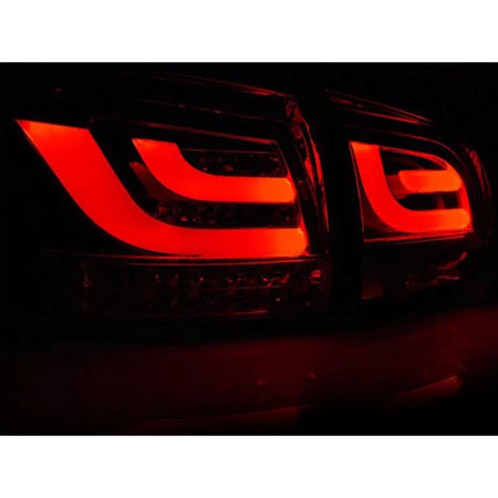 Fanali Posteriori LED Rosso e Base Fumé per Volkswagen Golf 6 2008-2012 Dx Sx