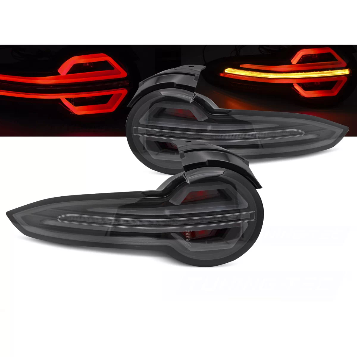 Fanali Posteriori LED Neri Sequenziali per Mazda MX5 Nd 15-23