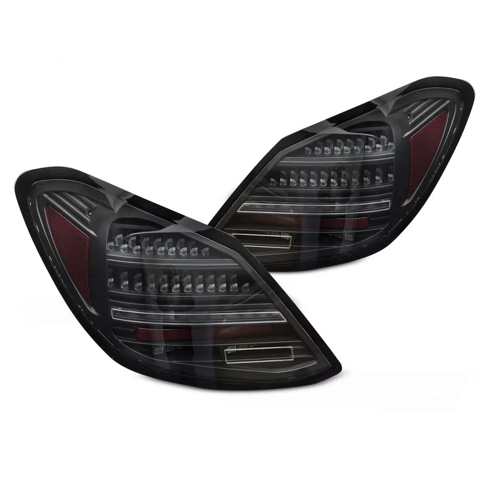 Fanali Posteriori LED Neri Sequenziali per Mercedes Classe C W205 14-21