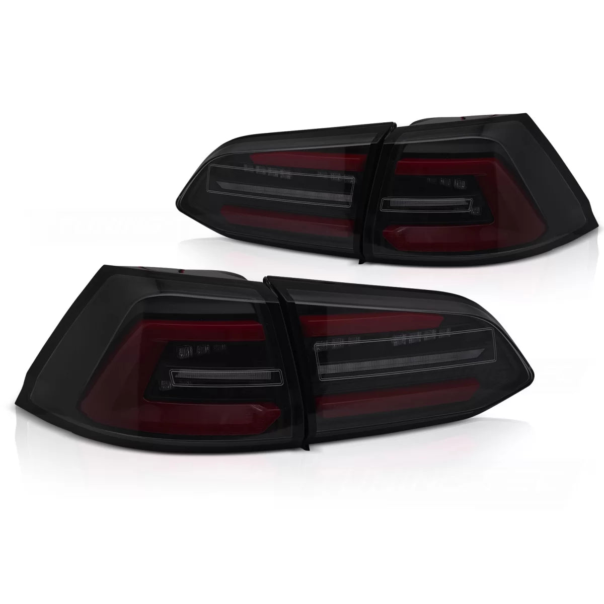 Fanali Posteriori LED Fumo Nero con Sequenza Rossa per Volkswagen Golf 7 13-17