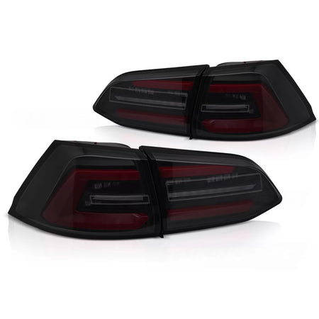 Fanali Posteriori LED Fumo Nero con Sequenza Rossa per Volkswagen Golf 7 13-17