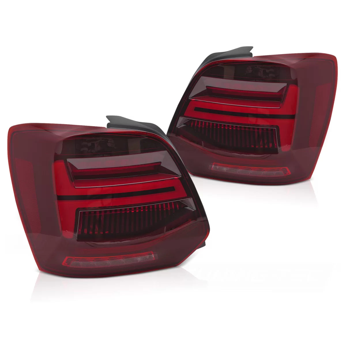 Fanali Posteriori LED Barra Rossa per Volkswagen Polo V 09-17