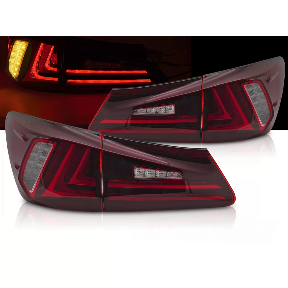 Fanali Posteriori LED Rossi per Lexus Is Ii 06-13