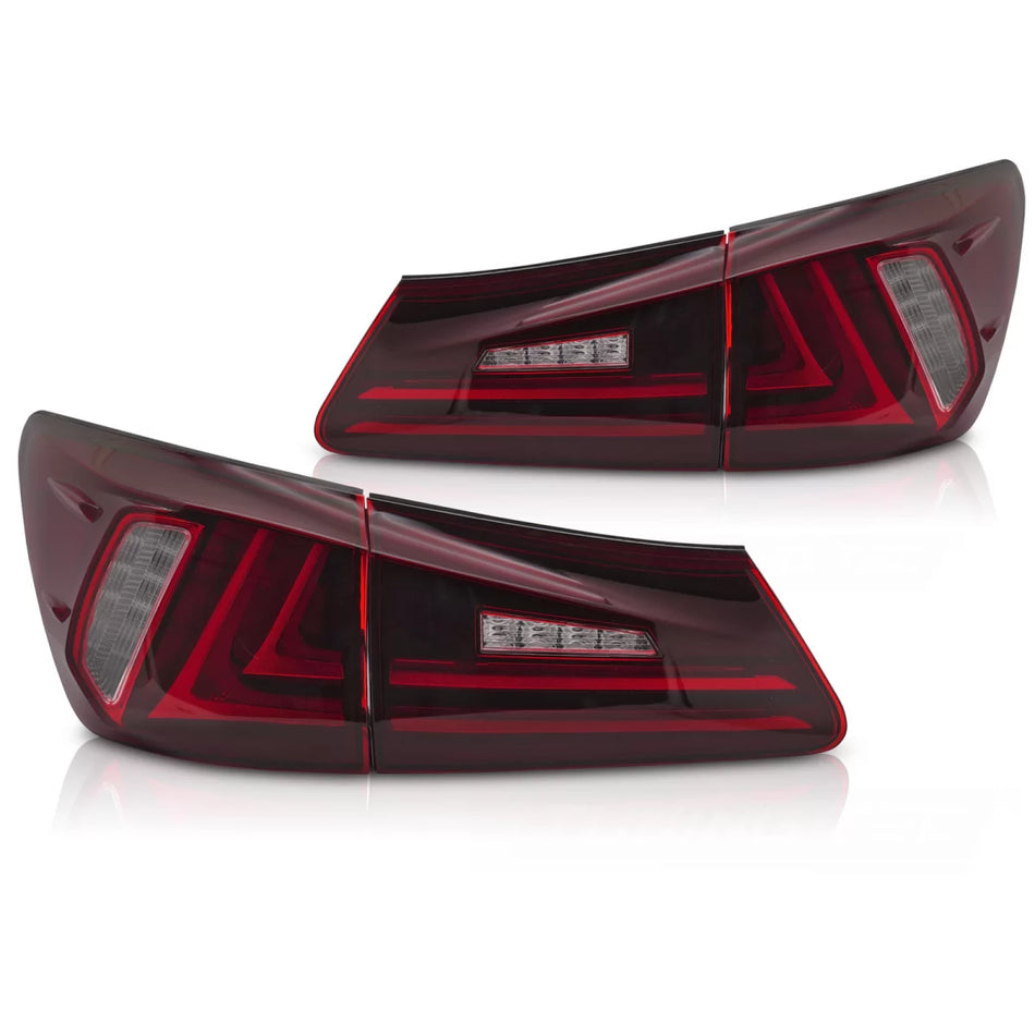 Fanali Posteriori LED Rossi per Lexus Is Ii 06-13