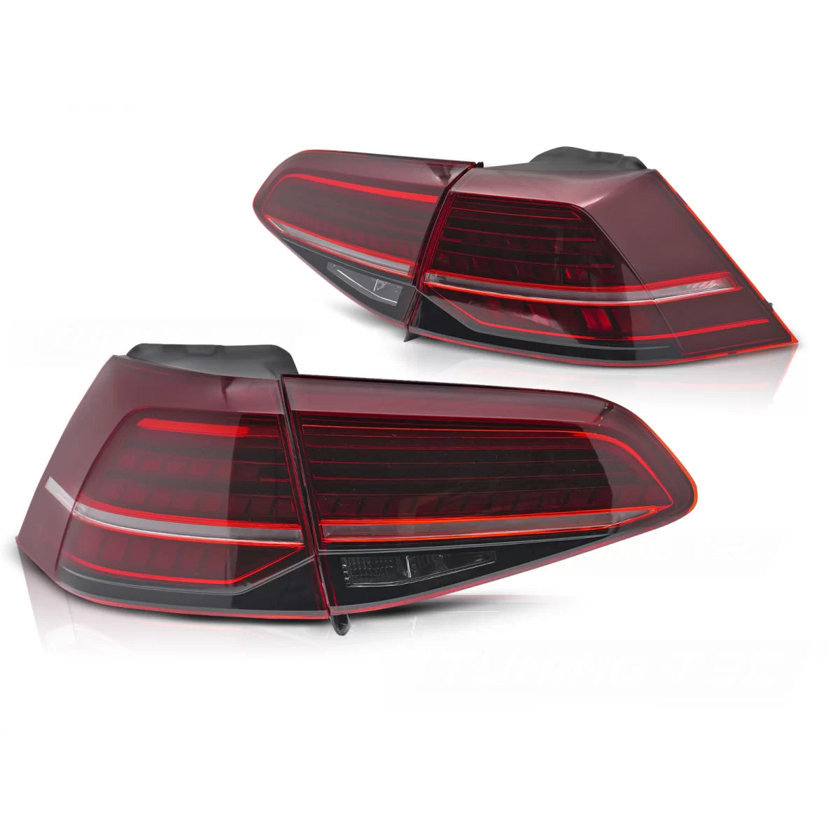 Fanali Posteriori LED Rossi Sequenziali per Volkswagen Golf 7 13-19
