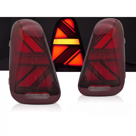 Fanali Posteriori LED Rossi Sequenziali per Mini Cooper R50 R52 R53 01-06