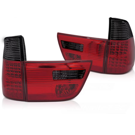 Fanali Posteriori LED Rosso Fumé per BMW X5 E53 09.99-10.03