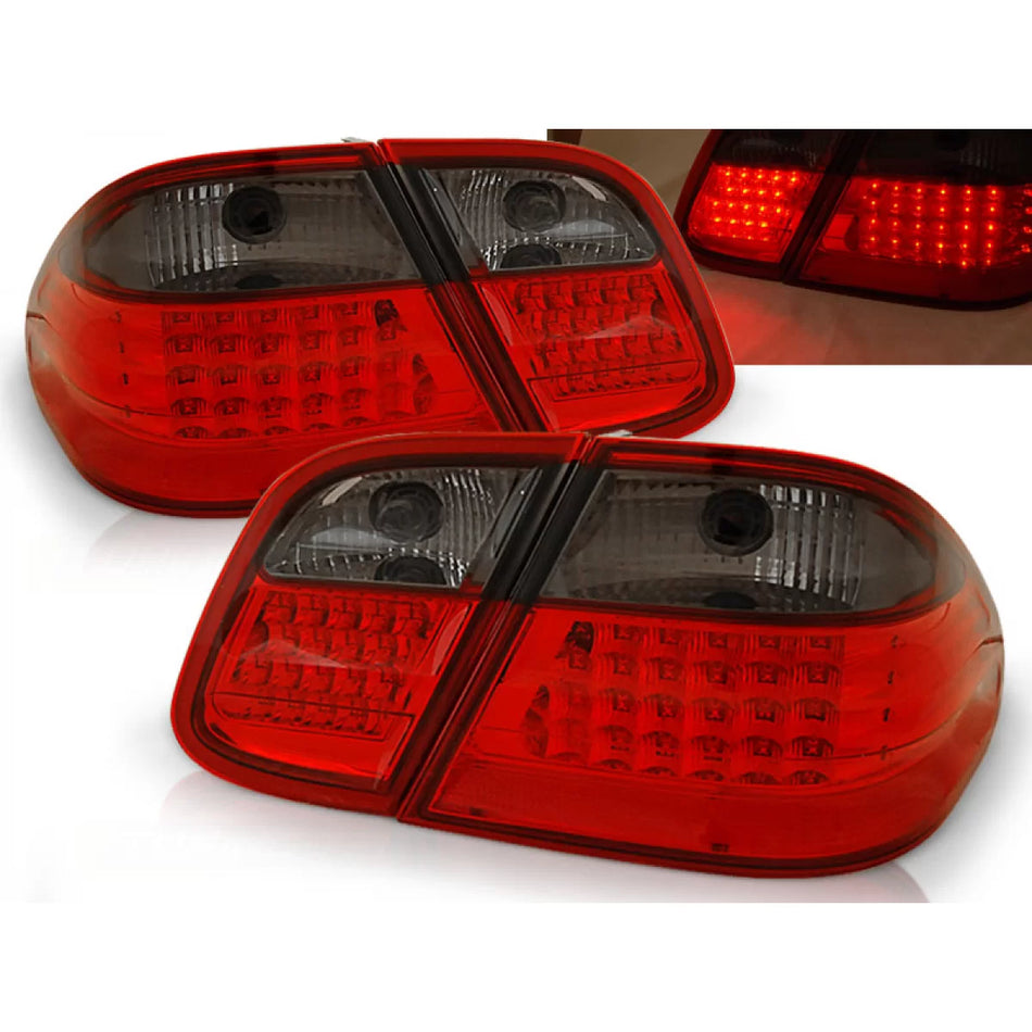 Fanali Posteriori LED Rosso Fumè per Mercedes Clk W208 03.97-04.02