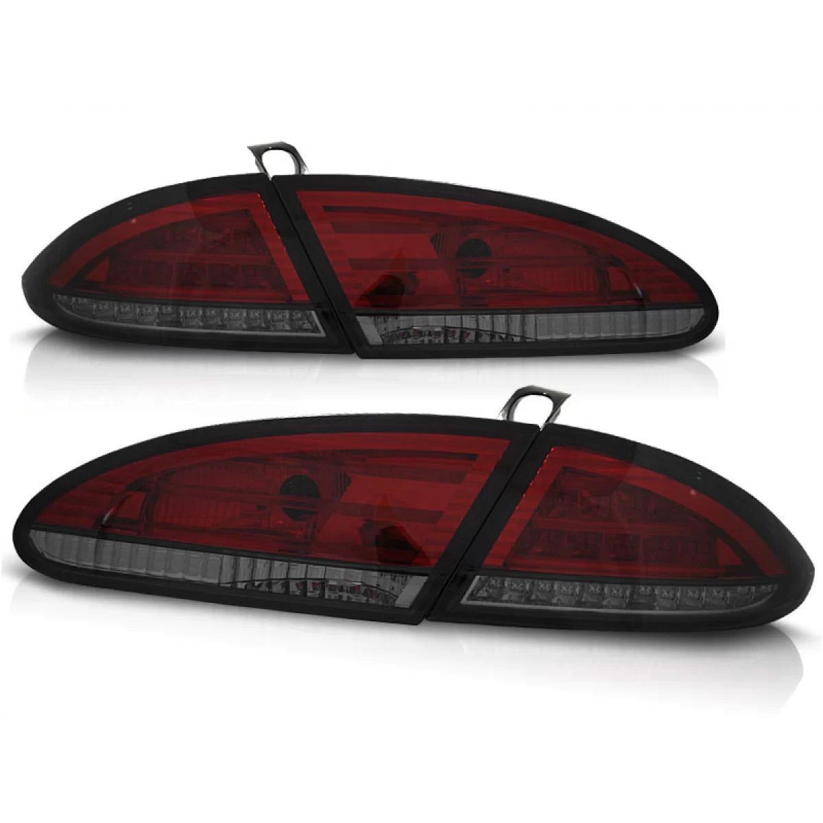 Fanali Posteriori LED Rosso Fumè per Seat Leon 06.05-09