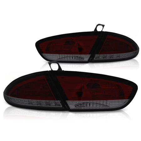 Fanali Posteriori LED Rosso Fumé per Seat Leon 03.09-12