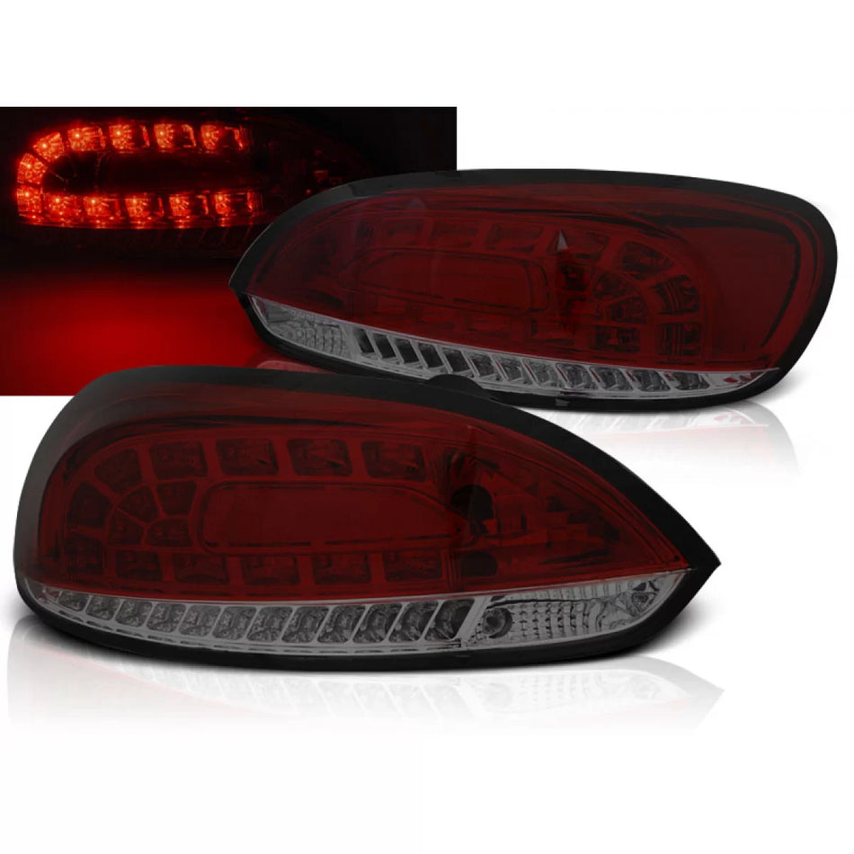 Fanali Posteriori LED Rosso Fumé per Volkswagen Scirocco Iii 08-14