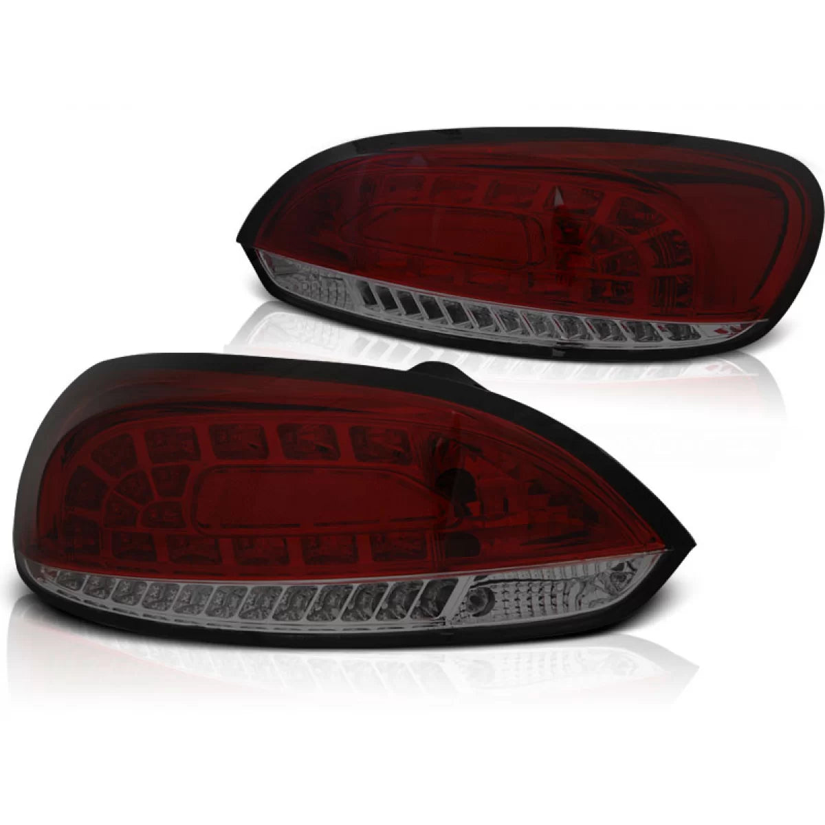 Fanali Posteriori LED Rosso Fumé per Volkswagen Scirocco Iii 08-14
