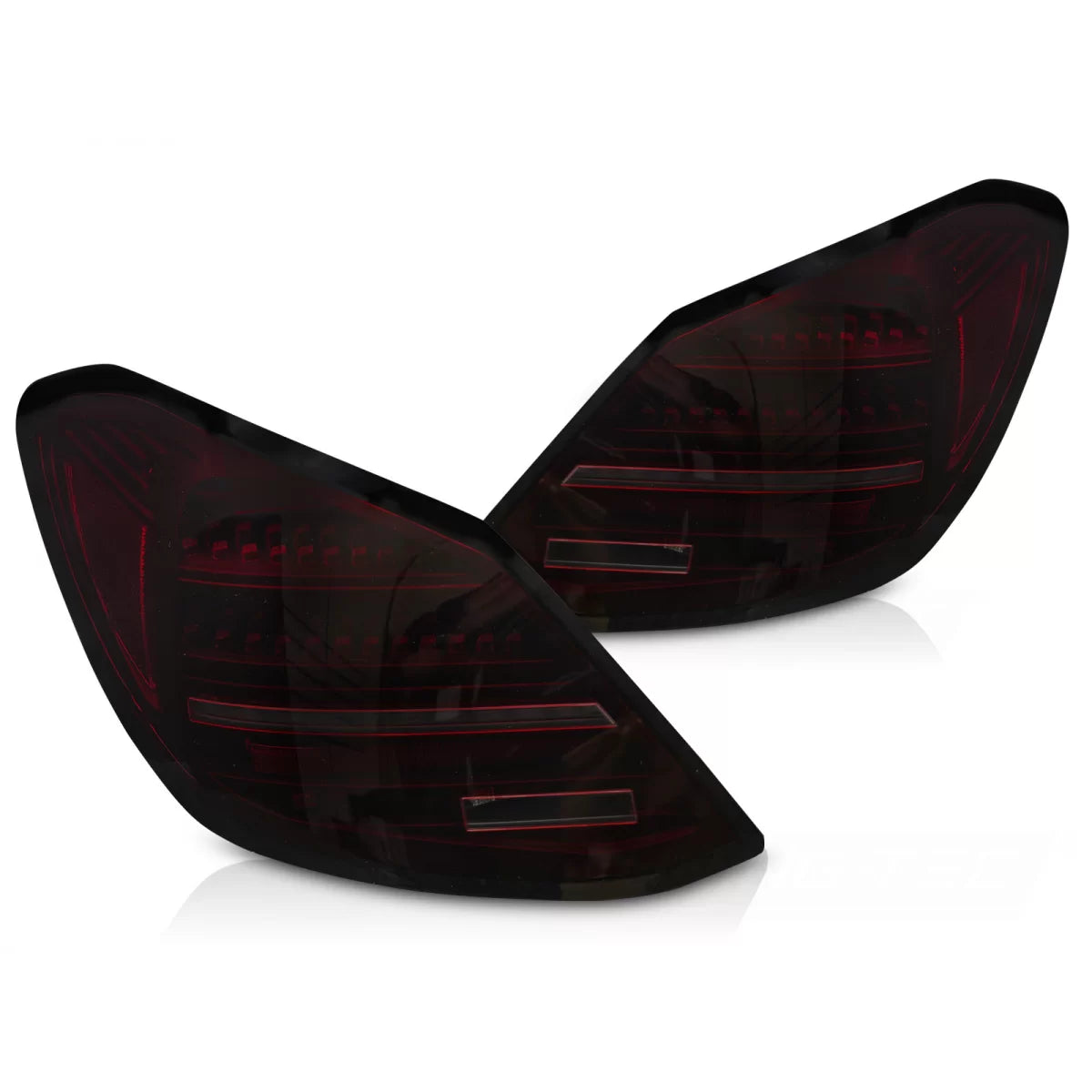 Fanali Posteriori LED Rosso Fumo Sequenziali per Mercedes Classe C W205 14-21