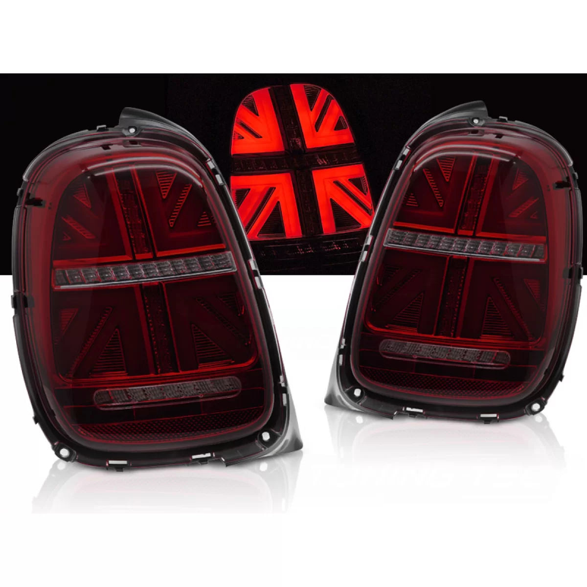 Fanali Posteriori LED Rosso Fumo Sequenziali per Mini Cooper F55 F56 F57 14-17