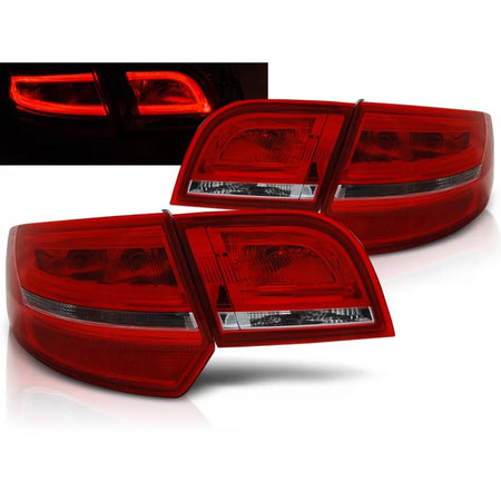 Fanali Posteriori LED Rosso Bianco per Audi A3 8P Sportback 04-08
