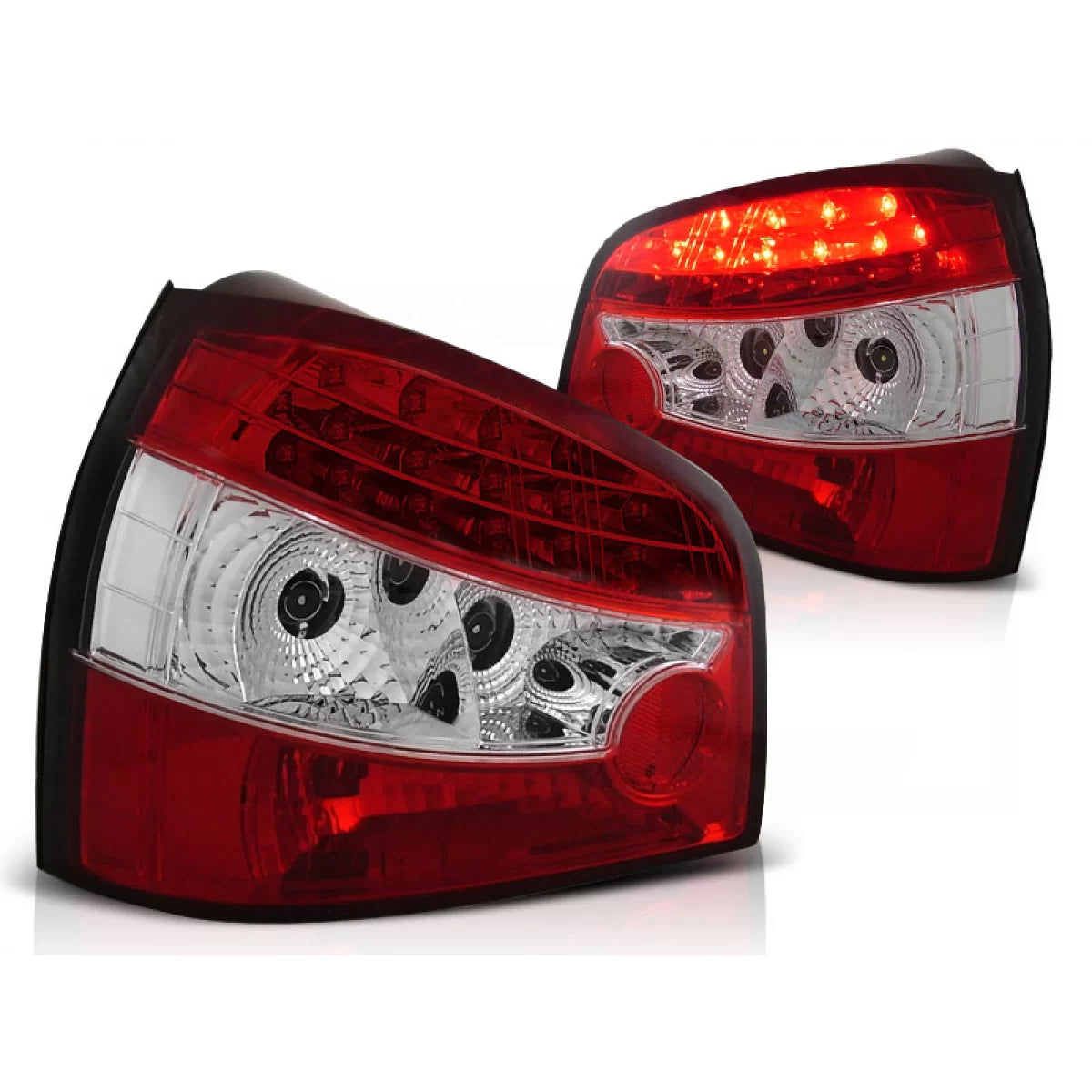 Fanali Posteriori LED Rosso Bianco per Audi A3 09.96-08.00
