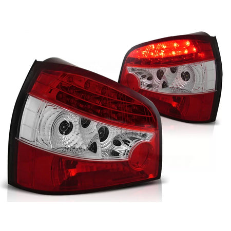 Fanali Posteriori LED Rosso Bianco per Audi A3 09.96-08.00