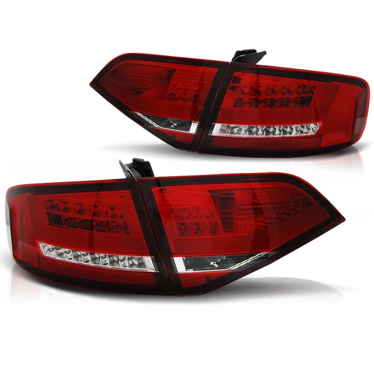 Fanali Posteriori LED Rosso Bianco per Audi A4 B8 Berlina 08-11