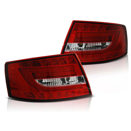 Fanali Posteriori LED Rosso Bianco per Audi A6 C6 Berlina 04.04-08 6pin