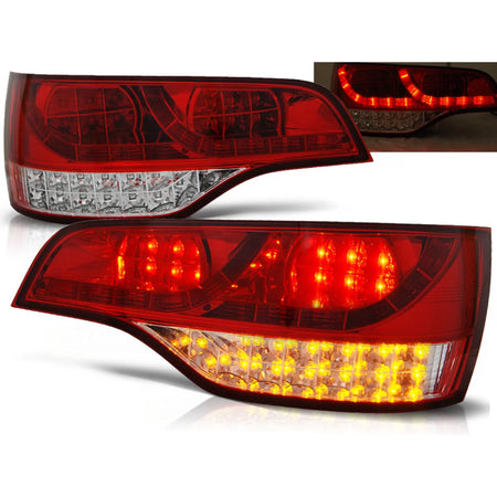 Fanali Posteriori LED Rosso Bianco per Audi Q7 06-09