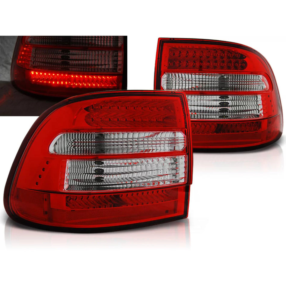 Fanali Posteriori LED Rosso Bianco per Porsche Cayenne 02-06
