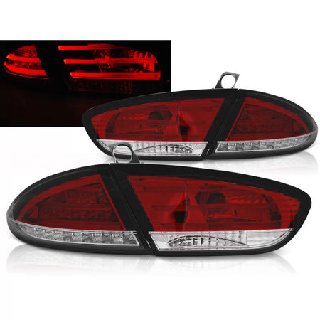 Fanali Posteriori LED Rosso Bianco per Seat Leon 03.09-12