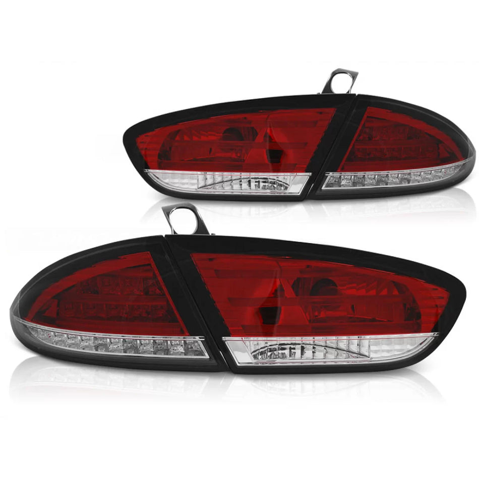 Fanali Posteriori LED Rosso Bianco per Seat Leon 03.09-12
