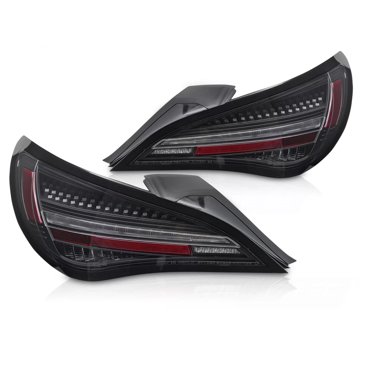 Fanali Posteriori LED Neri Sequenziali per Mercedes CLA C117 13-16 X117 14-16