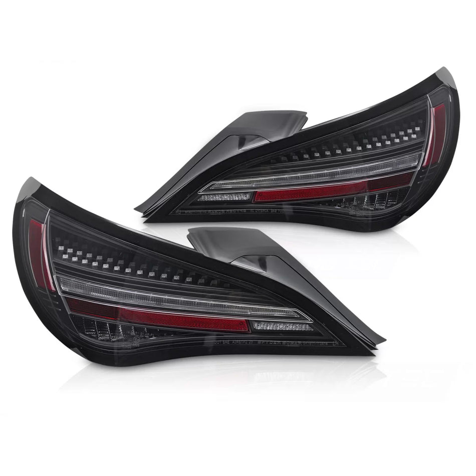 Fanali Posteriori LED Neri Sequenziali per Mercedes CLA C117 13-16 X117 14-16