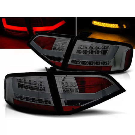 Fanali Posteriori LED Fumé per Audi A4 B8 08-11 Berlina