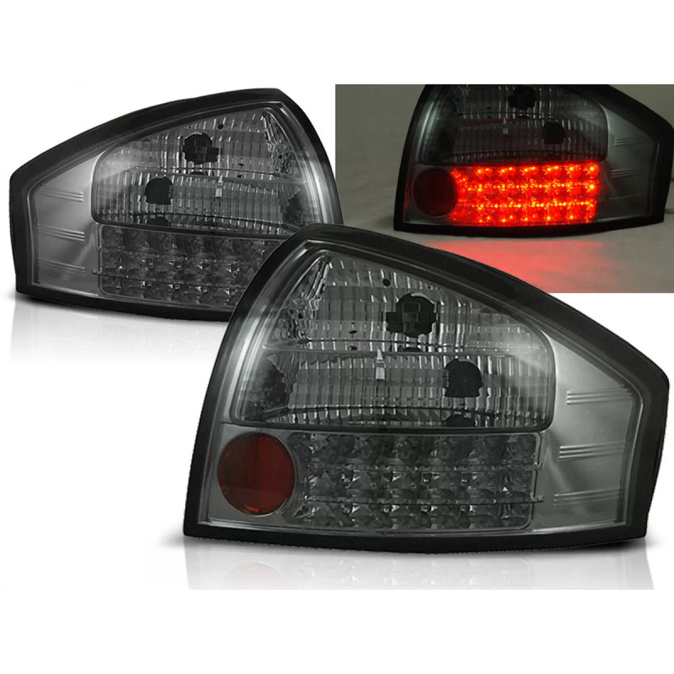 Fanali Posteriori LED Fumé per Audi A6 05.97-05.04