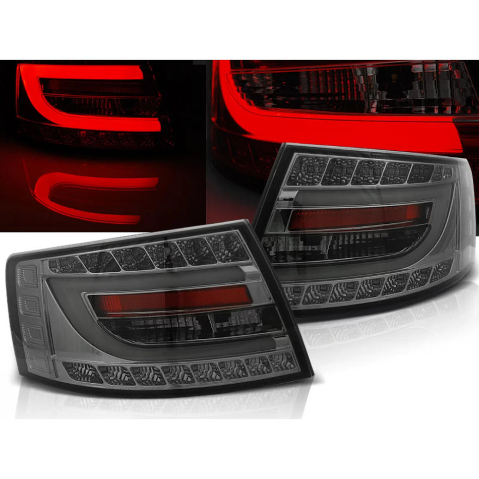 Fanali Posteriori LED Fumè per Audi A6 C6 Berlina 04.04-08 6pin