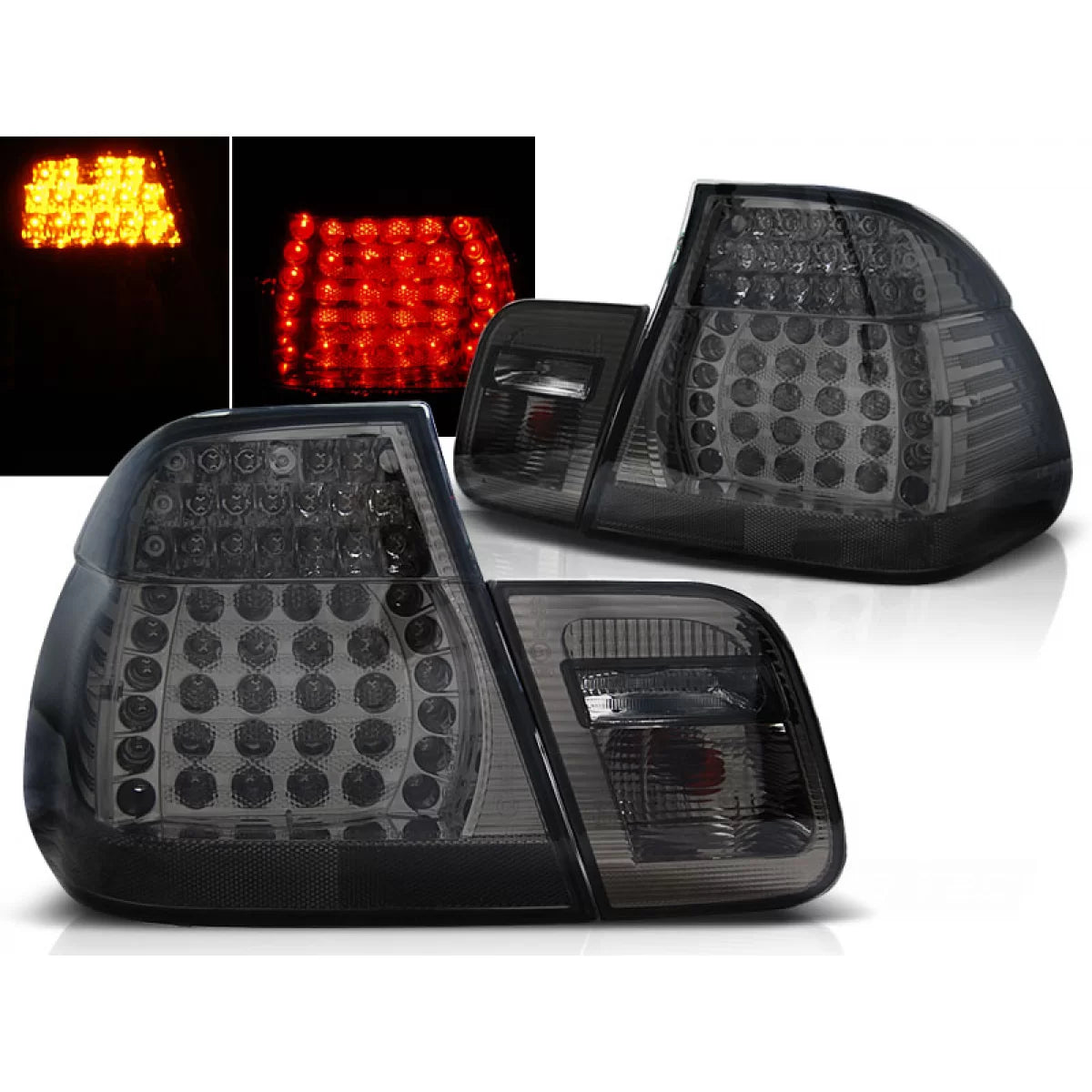 Fanali Posteriori LED Fumé per BMW E46 Berlina 09.01-03.05