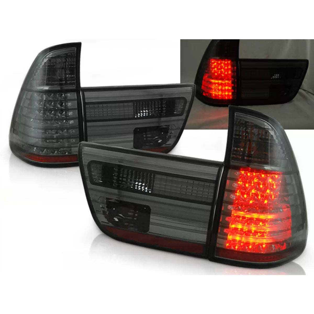 Fanali Posteriori LED Fumé per BMW X5 E53 09.99-10.03