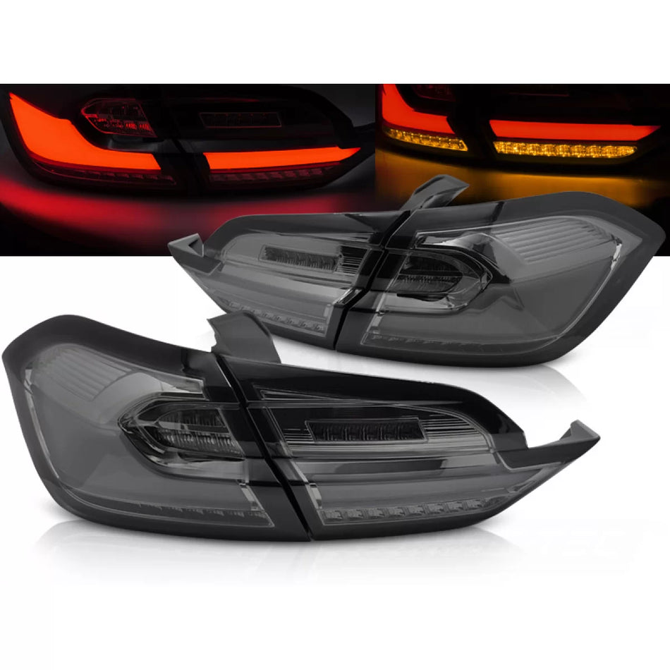 Fanali Posteriori LED Fumé per Ford Fiesta MK8 17-21 Berlina 5 Porte