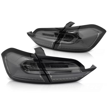 Fanali Posteriori LED Fumé per Ford Fiesta MK8 17-21 Berlina 5 Porte