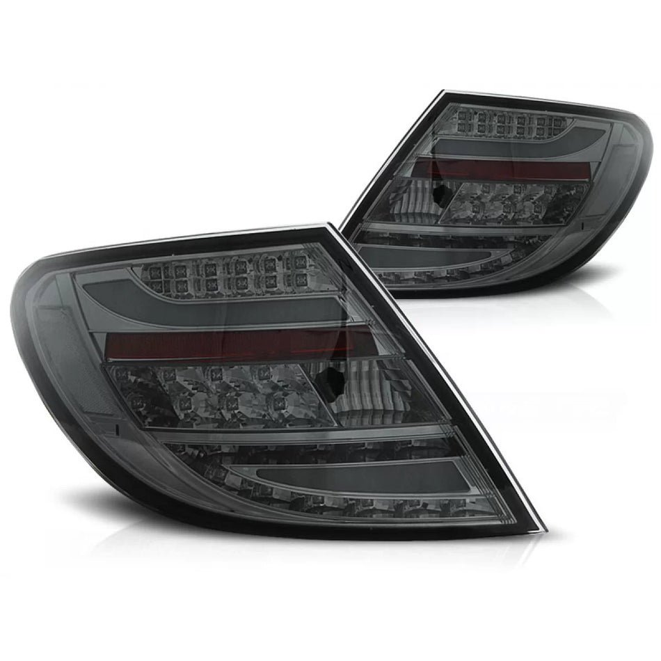 Fanali Posteriori LED Fumé per Mercedes C-klasa W204 Berlina 07-10