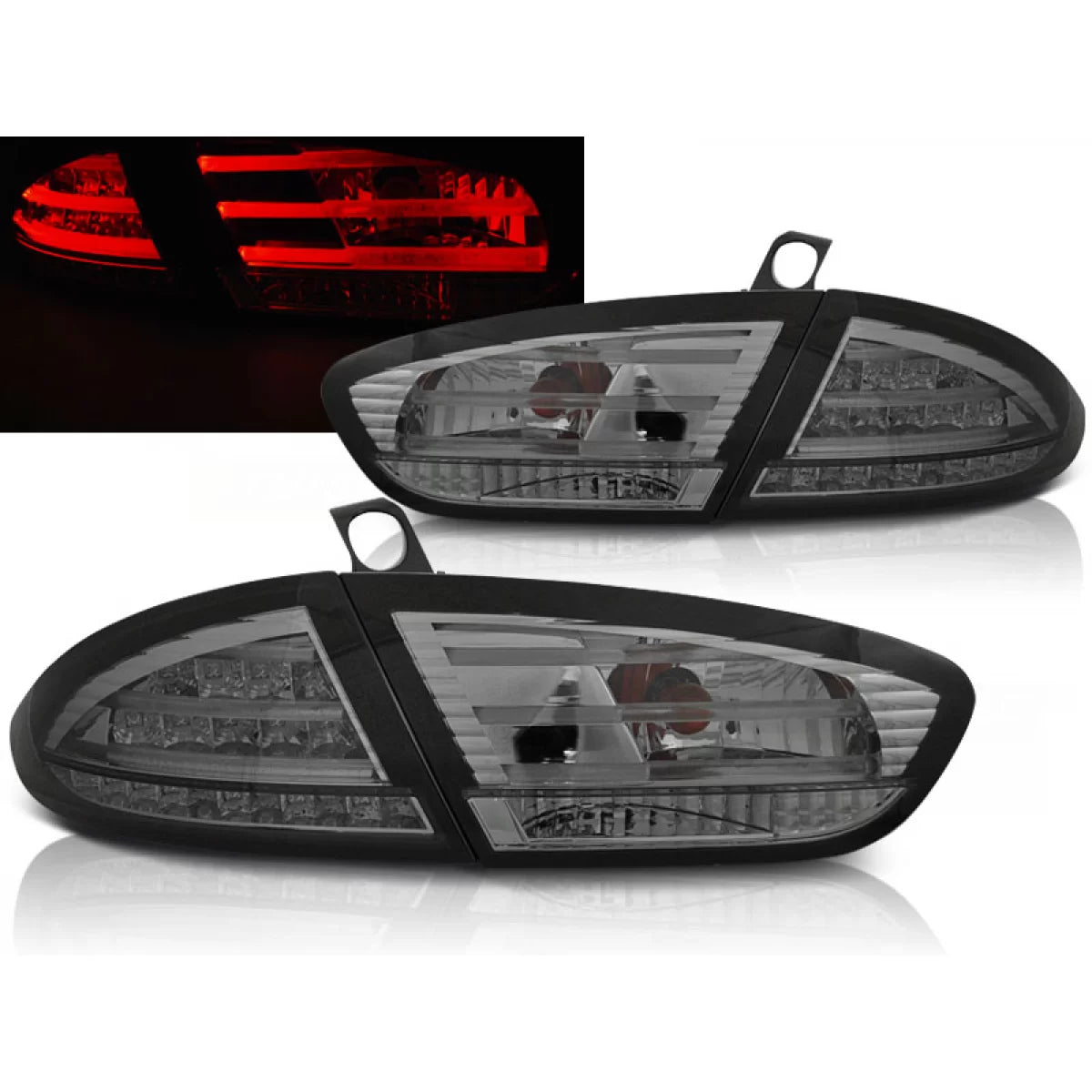 Fanali Posteriori LED Fumé per Seat Leon 03.09-12