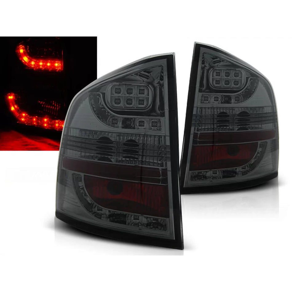Fanali Posteriori LED Fumé per Skoda Octavia Ii Kombi 04-12