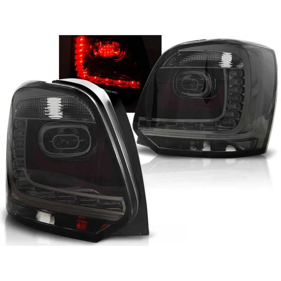 Fanali Posteriori LED Fumé per Volkswagen Polo 09-14