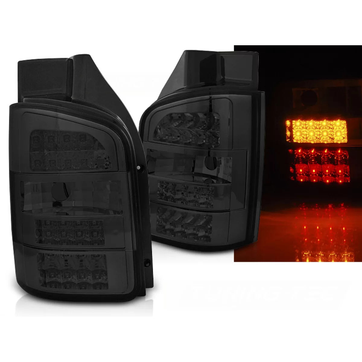 Fanali Posteriori LED Fumé per Volkswagen T5 Transporter 04.03-09