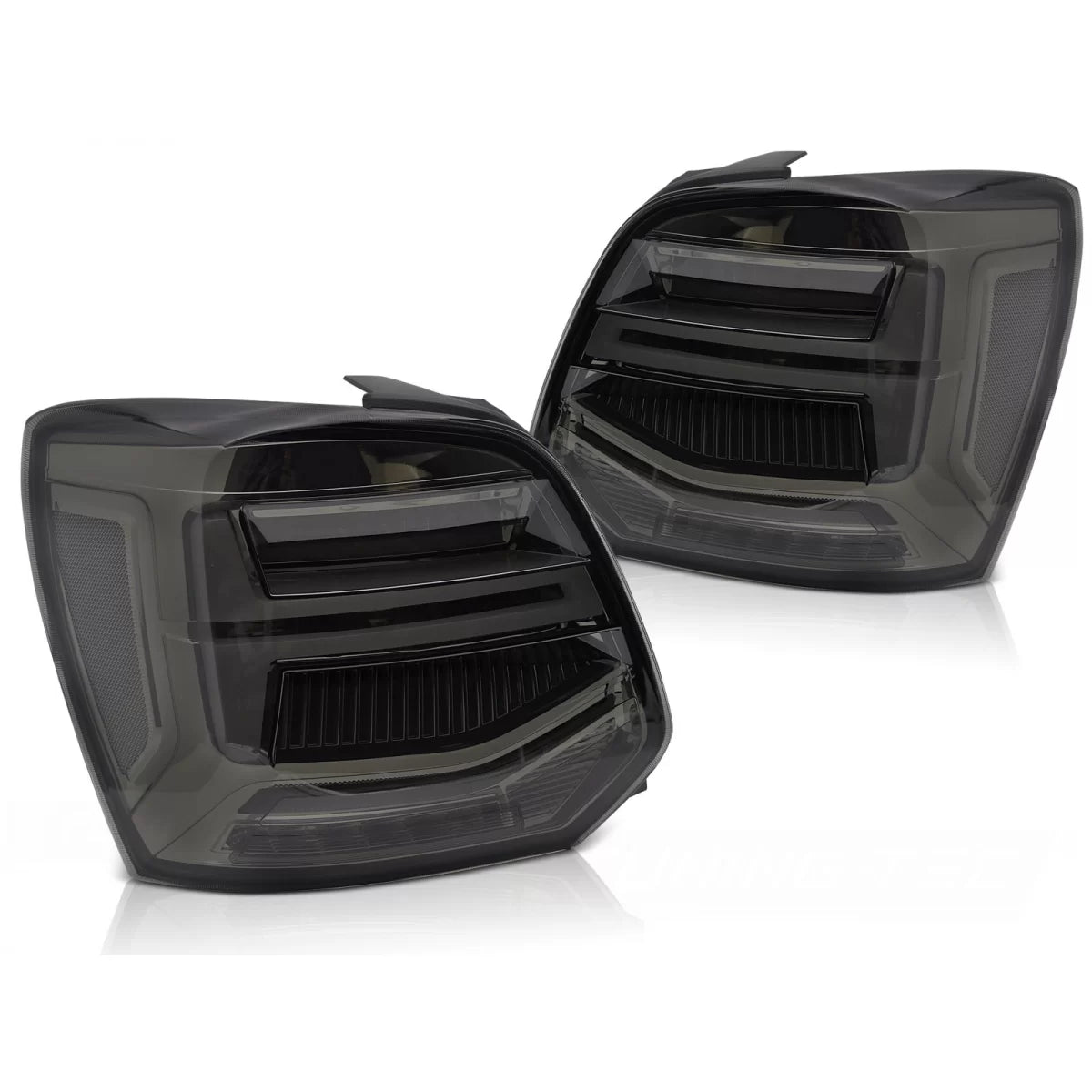 Fanali Posteriori LED Fumo con Barra per Volkswagen Polo V 09-17