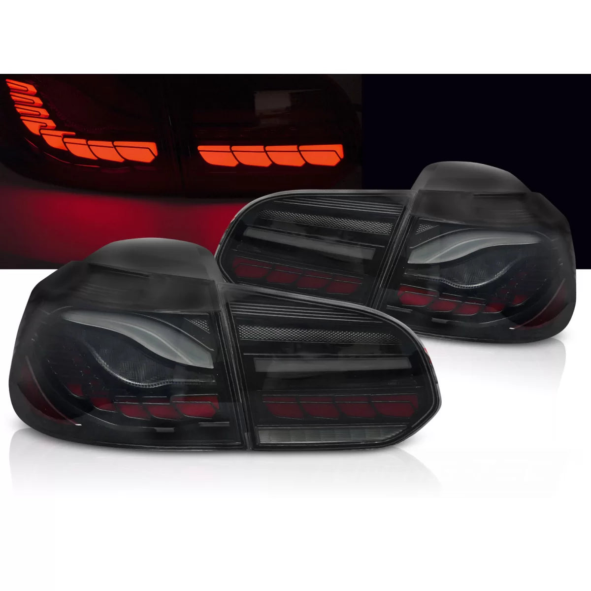 Fanali Posteriori LED Fumé per Volkswagen Golf 6 08-13