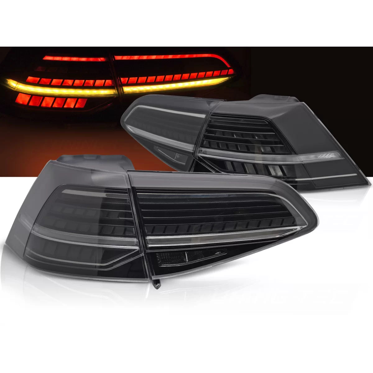 Fanali Posteriori LED Fumé Sequenziali per Volkswagen GOLF 7 (13-19)