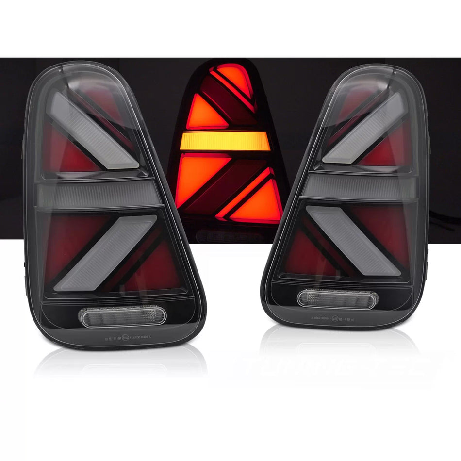 Fanali Posteriori LED Fumé Sequenziali per Mini Cooper R50 R52 R53 01-06