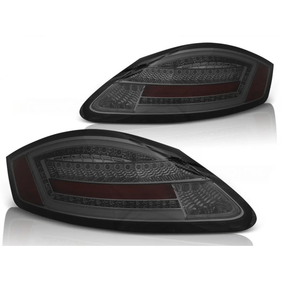 Fanali Posteriori LED Fumé Sequenziali per Porsche Boxster 987 Cayman 05-08