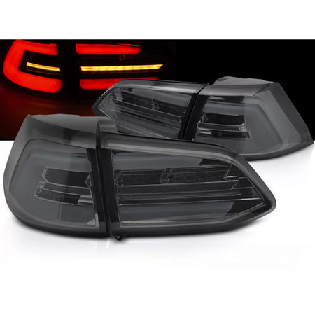 Fanali Posteriori LED Fumé Sequenziali per Volkswagen Golf 7 Sw 17-19
