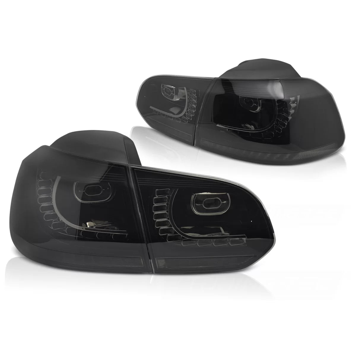 Fanali Posteriori LED Fumé Sequenziali per Volkswagen Golf 6 08-13