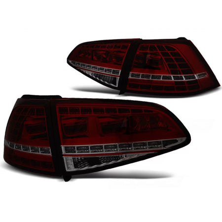 Fanali Posteriori LED Sport Rosso Fumo Sequenziali per VW Golf 7 13-17