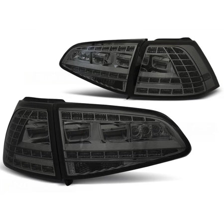 Fanali Posteriori LED Sport Fumé Sequenziali per VW Golf 7 13-17